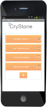 Ecran de messagerie intranet sur mobile Ecran de messagerie intranet sur mobile