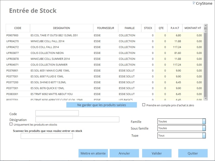 Les mouvements de stock