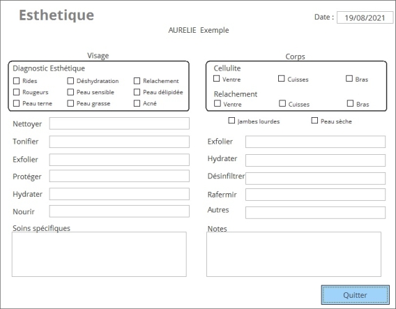 La fiche technique